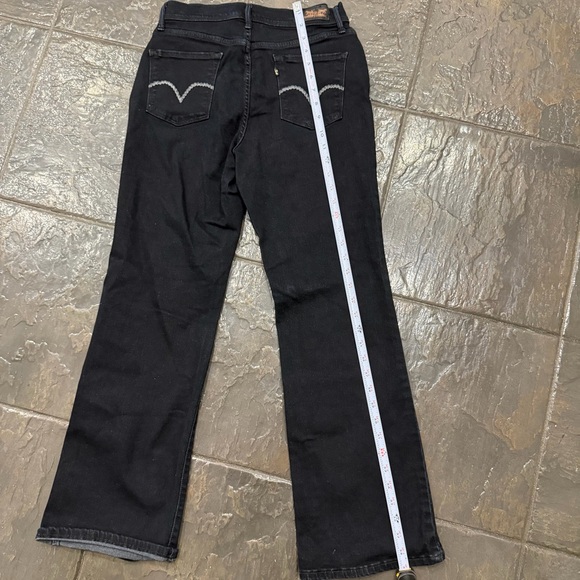 Levi's 511 Women's Black Slim Fit Jeans Size 8P W29 L29 - Picture 4 of 10